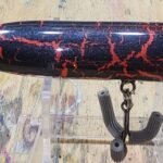 Black florescent red spook jr #17