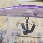 Transparent purple jerkbait #21