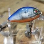 Silver blue small square bill #65