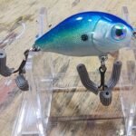 Blue chartreuse white small square bill #67