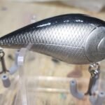 Silver black square bill #73